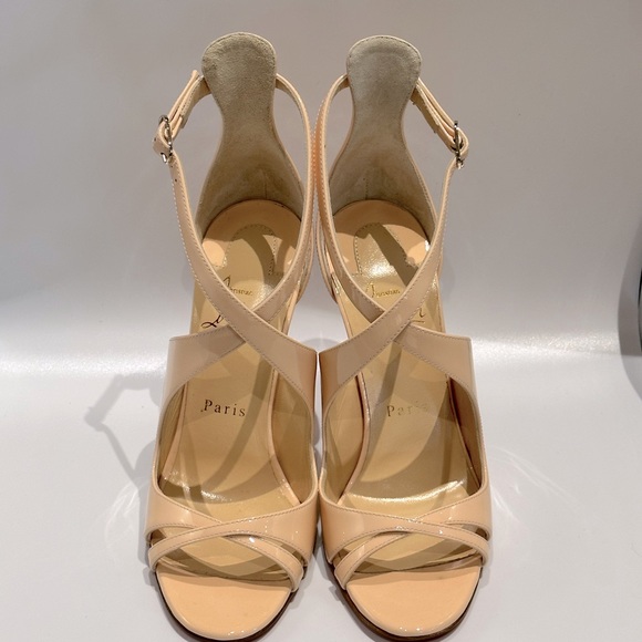 New authentic Christian Louboutin Makefissima Nude/Pink Patent leather Heel - Picture 7 of 13